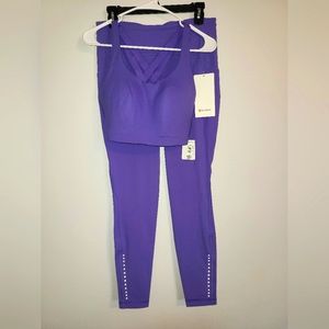 Lululemon Swift Speed HR Tight and Sports Bra Set * Size 10 and 36DD